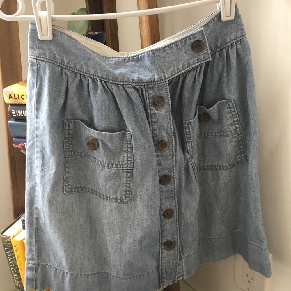 Chambray skirt